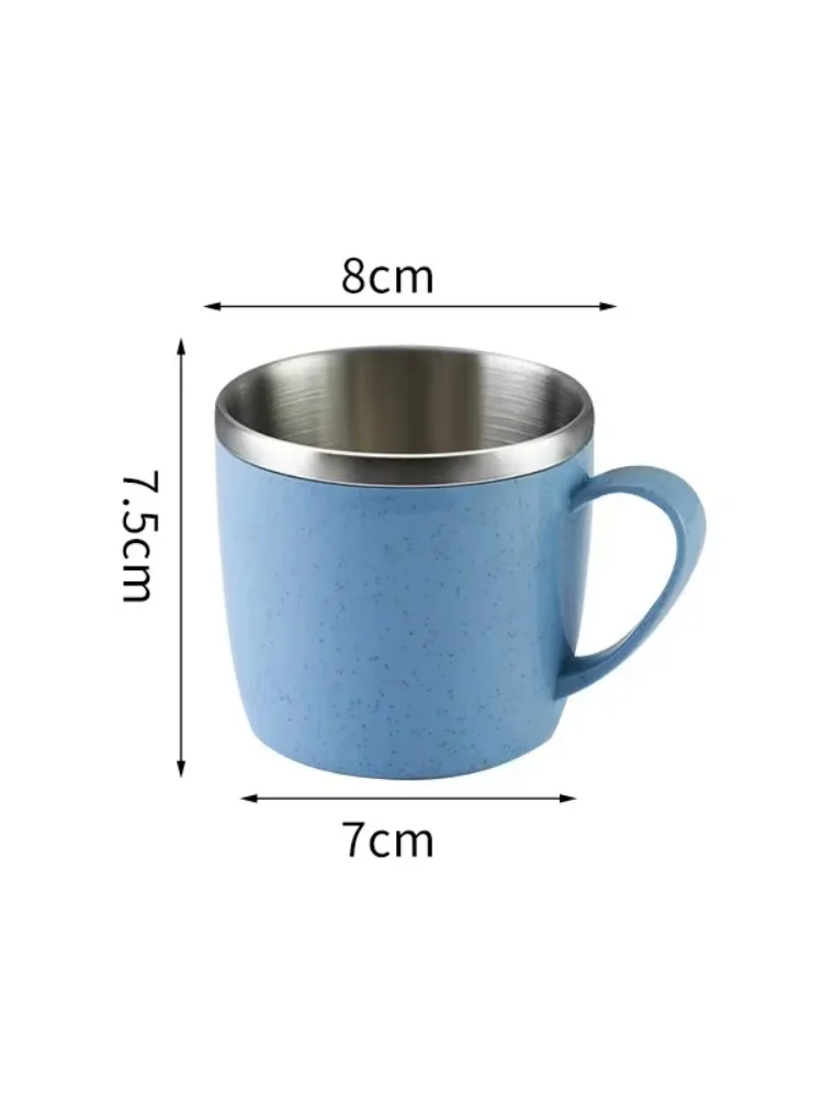 

Чашка из нержавеющей стали с пшеницей