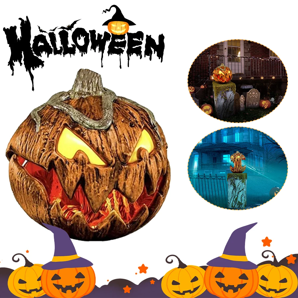 

Halloween Pumpkin Lantern Halloween Led Pumpkin Lamp Flashing Ghost Lighting For Home Outdoor Yard Garden Holiday Decoration