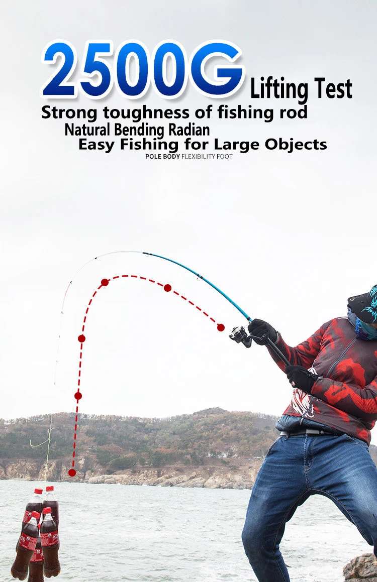 

Портативная Ультралегкая мини-удочка из пластика и стекловолокна, 1,8 м/1,5 м/1,3 м