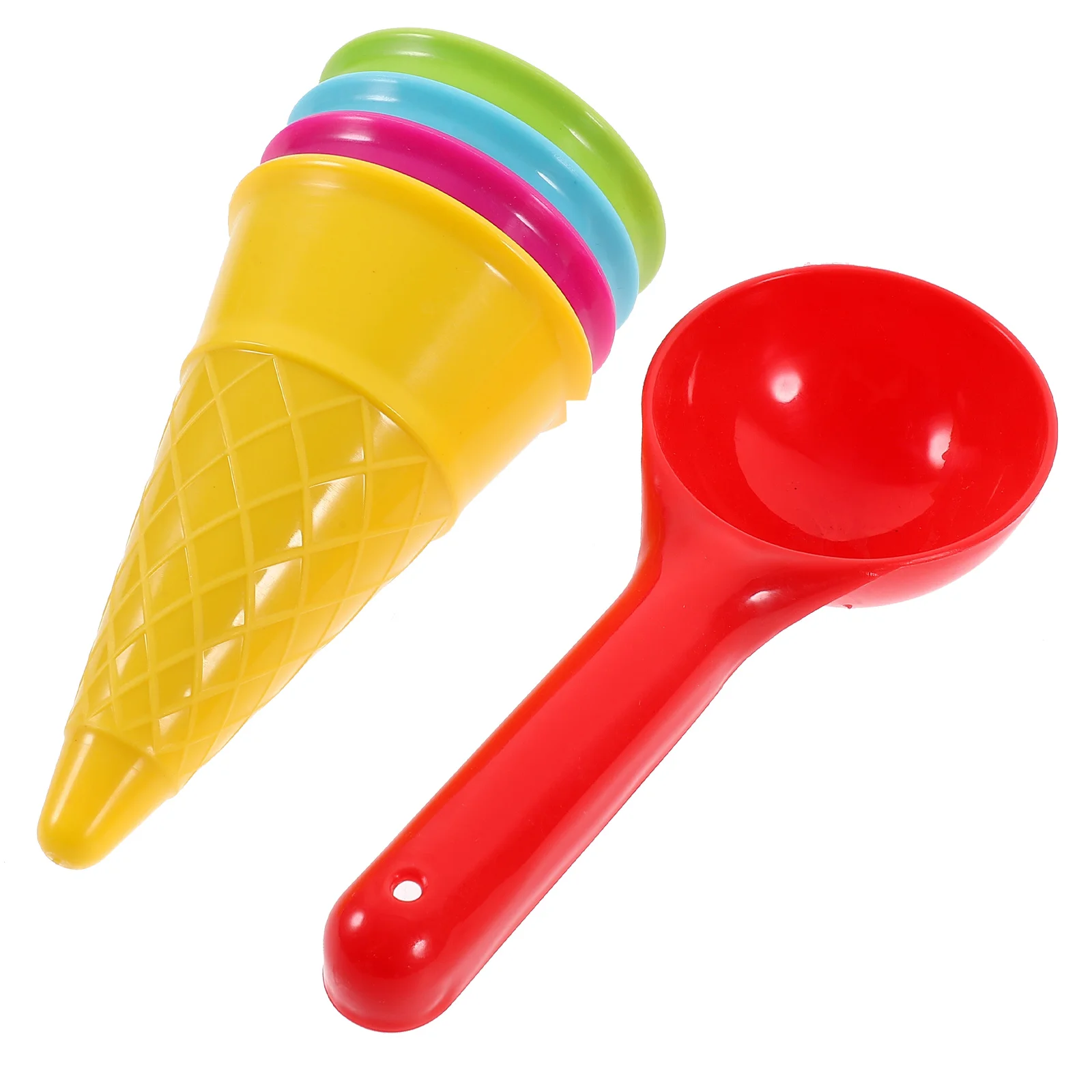 

Outdoor Playset Beach Party Favor Toys Sand Playing Ice Cream Molds Plastic Plaything Child Seaside Kids For