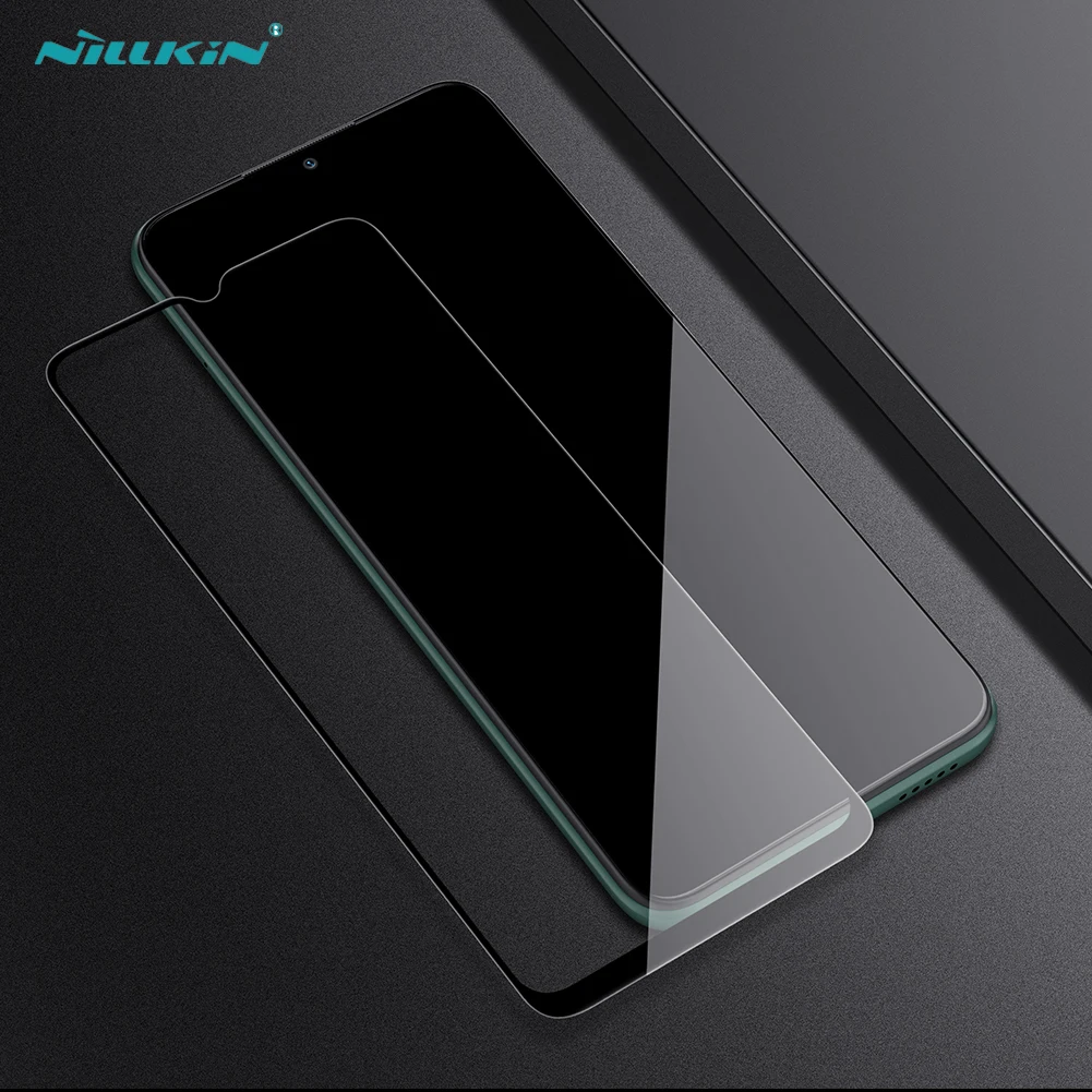 NILLKIN CP+Pro for Xiaomi Redmi 10C Tempered Glass 2.5D Arc Treatment CNC Glass 0.33mm Nano Oleophobic Coating Full Cover