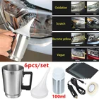 Набор для ремонта линз автомобильных фар, инструмент для удаления окисления и расплывания желтых царапин и восстановления полировки