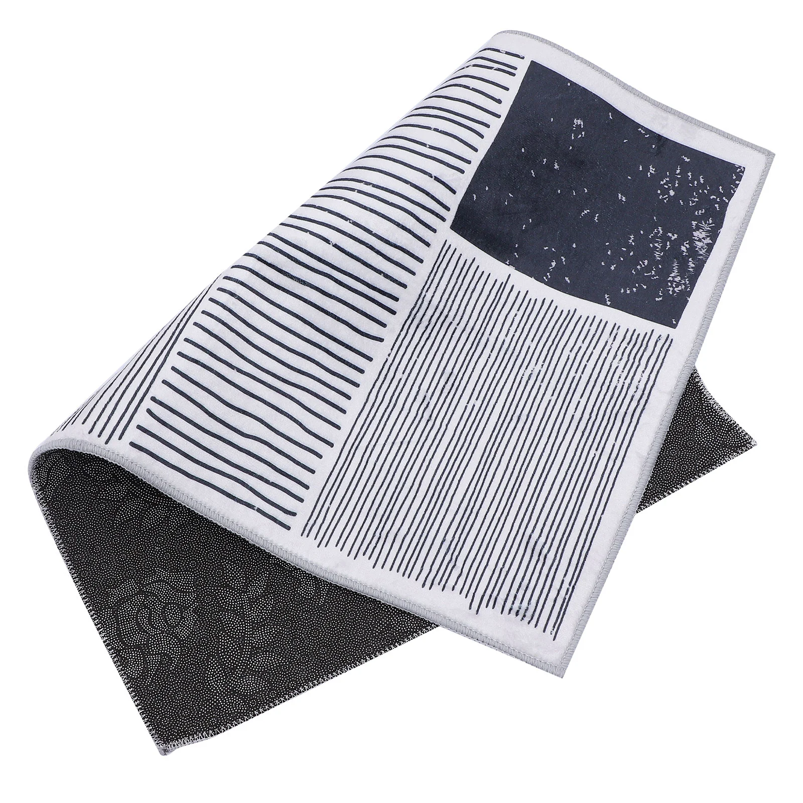 

1Pc Basement Nonslip Carpet Home Geometric Pattern Doormat Wearable Ground Pad