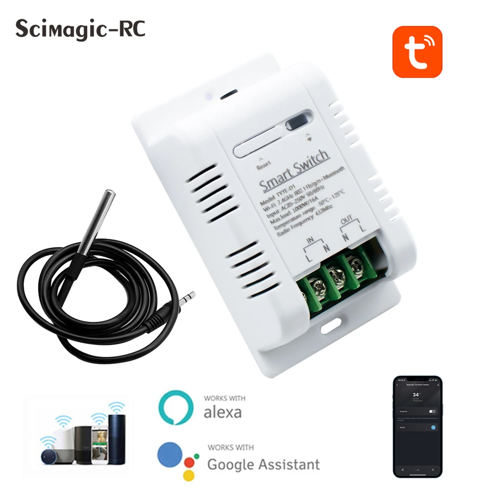 

Tuya WiFi Smart Temperature Switch 16A