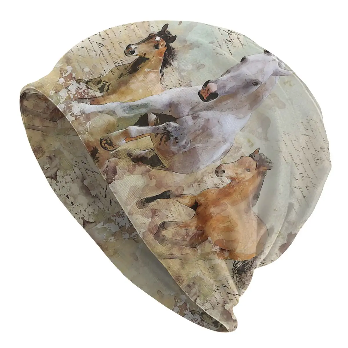 

Шапка-бини для мужчин и женщин, стирающаяся, для бега с лошадьми