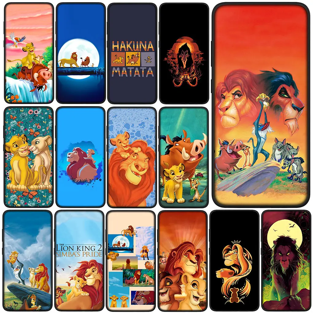 The Lion King Simba Pumbaa Phone Cover Case for Xiaomi Poco X6 M6 X3 NFC GT X4 M4 Pro F3 C40 C65 4G Funda Coque Soft Casing