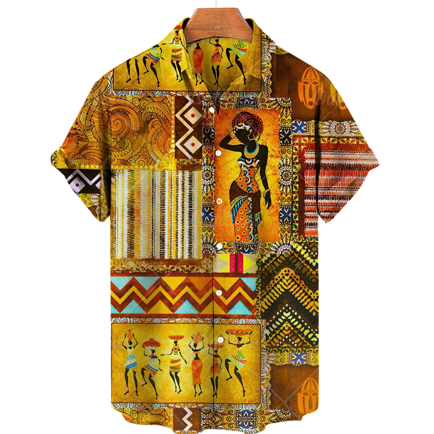 

US UK size african clothes mens dress shirts fashion dashiki robe africaine kanga africa clothing 2022