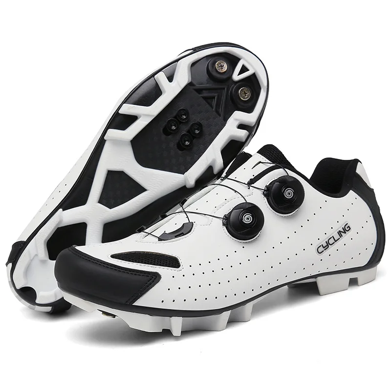 

Road Cycling Sneakers Men MTB Bicycle Shoes Racing Self-locking Speed Route Road Bike Flat Footwear Cleat Mountain SPD