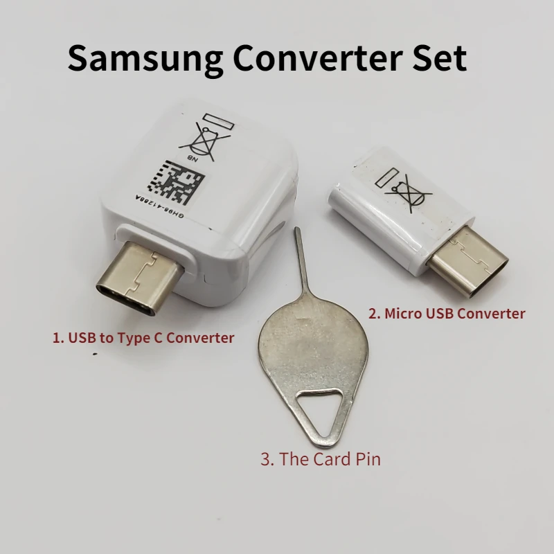 Фото Адаптер USB 3 0 к Type C OTG для Samsung Galaxy A71 A80 A70 A51 Note 20 Ultra Note10 + S10e Tab S7 S6 | Мобильные