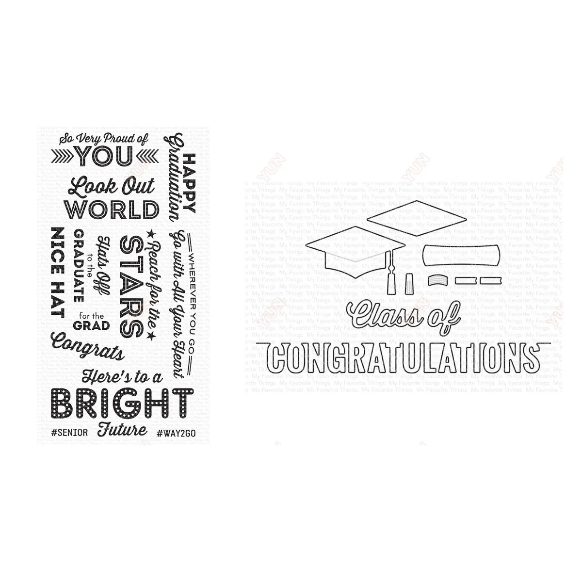 Счастливый Выпускной шапка с бахромой металлические штампы для вырезания