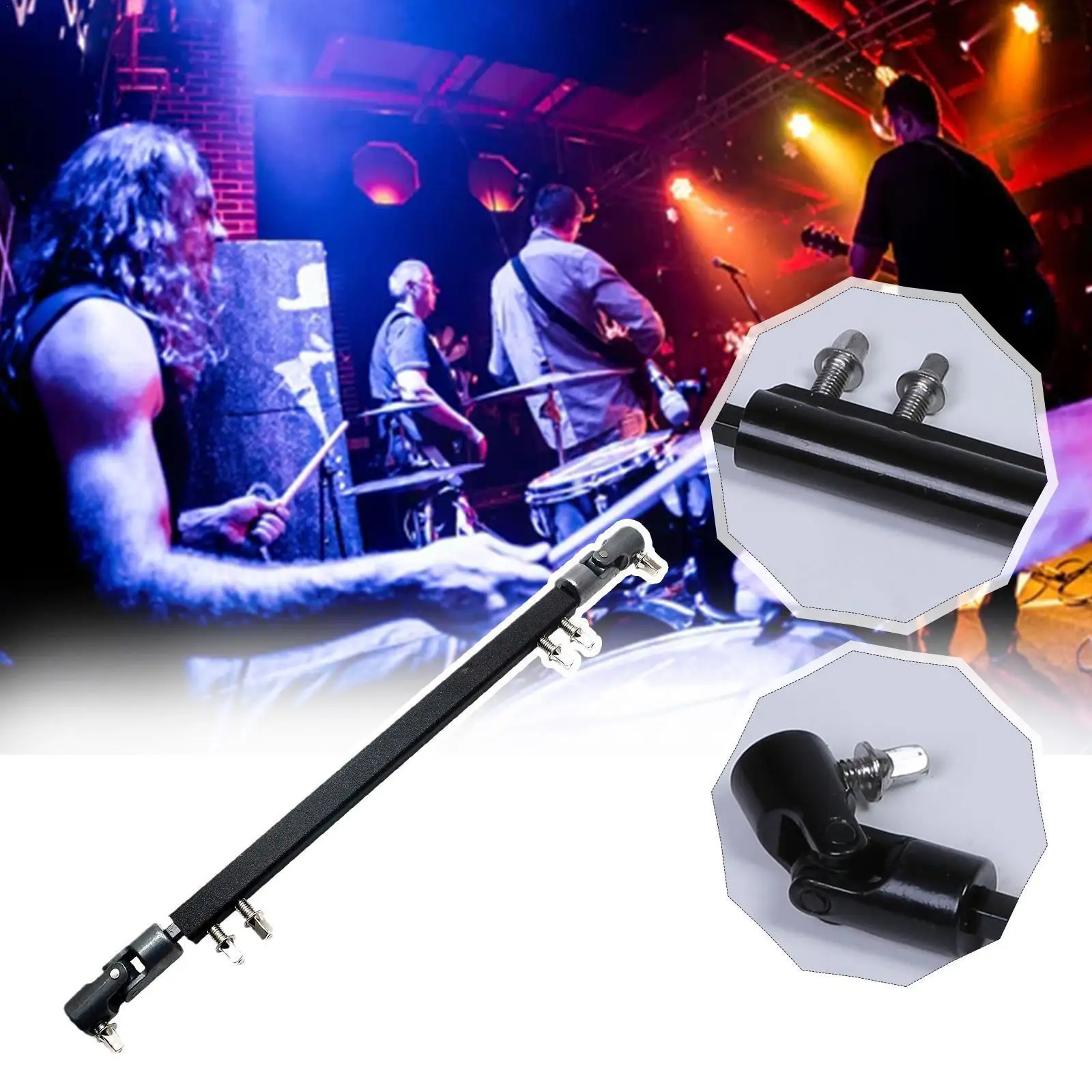 

Double Bass Kick Drum Pedal Connecting Rod Shaft Accessories Black Drive Shaft Color Dropshipping Parts Drum C7v6