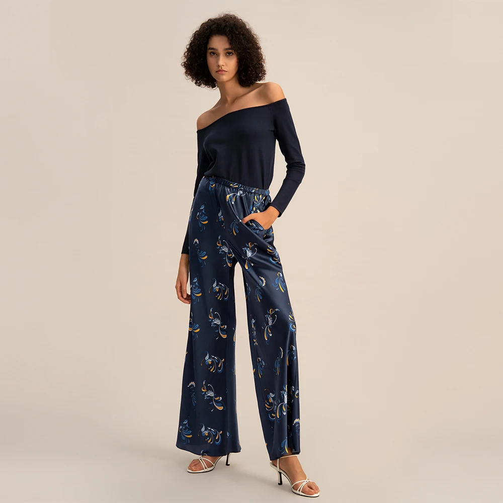 Рисунок 3 - Шелковые брюки LILYSILK с принтом для женщин