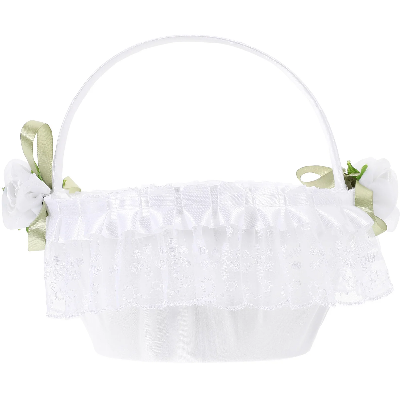 

Biscuit Flower Girl Baskets Weddings Elegant Petal Container Party Decoration Ornament