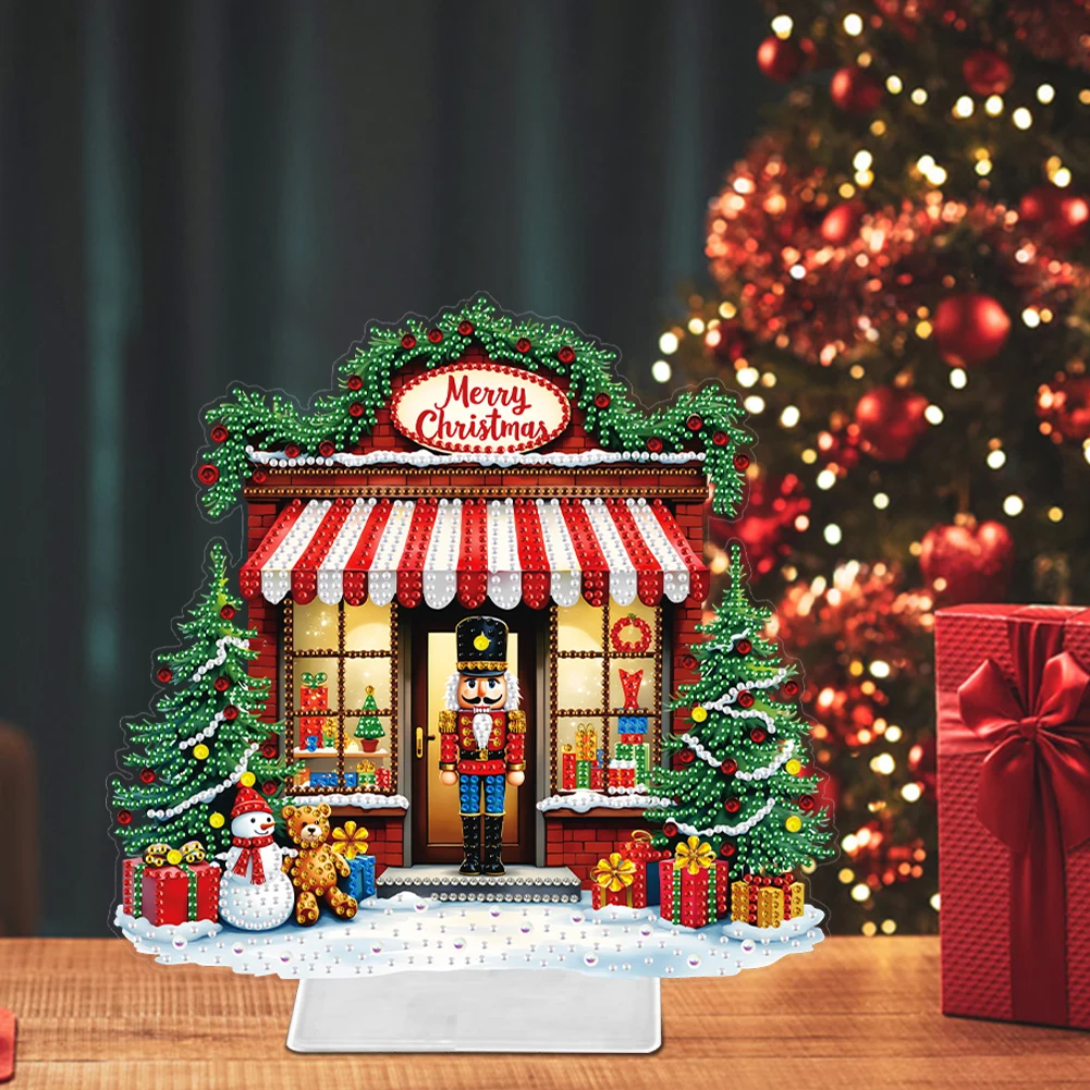 Акриловые рождественские украшения особой формы в форме гнома наборы украшений