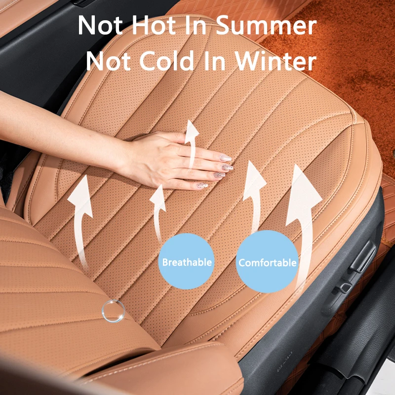 Чехол для автомобильного сиденья QHCP подушка наппа Кожаная подходит Toyota серии Camry