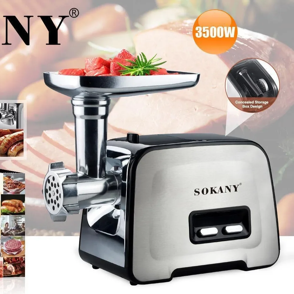 Электрическая мясорубка многофункциональная из нержавеющей стали блендер articulos