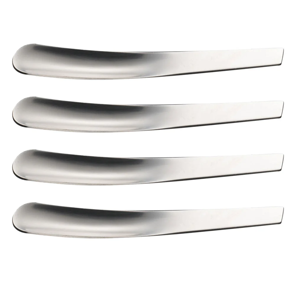 

Spoons Spoon Stainless Steel Egg Serving Appetizer Japanese Metal Boiled Mini Salad Olivesugar Eating Soup