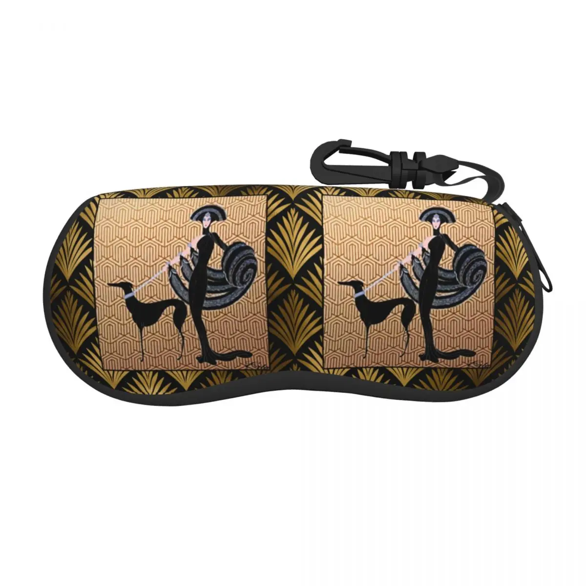 

Искусство декорирования Erte Greyhound оболочка для очков Женская Мужская крутая близорукая фотография искусственная фотография Солнцезащитные очки футляр