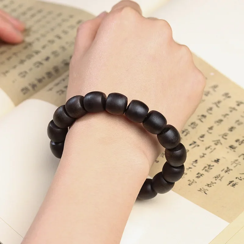 Все погружные вьетнамские браслеты Kyara abarwood мужские цилиндрические бусины