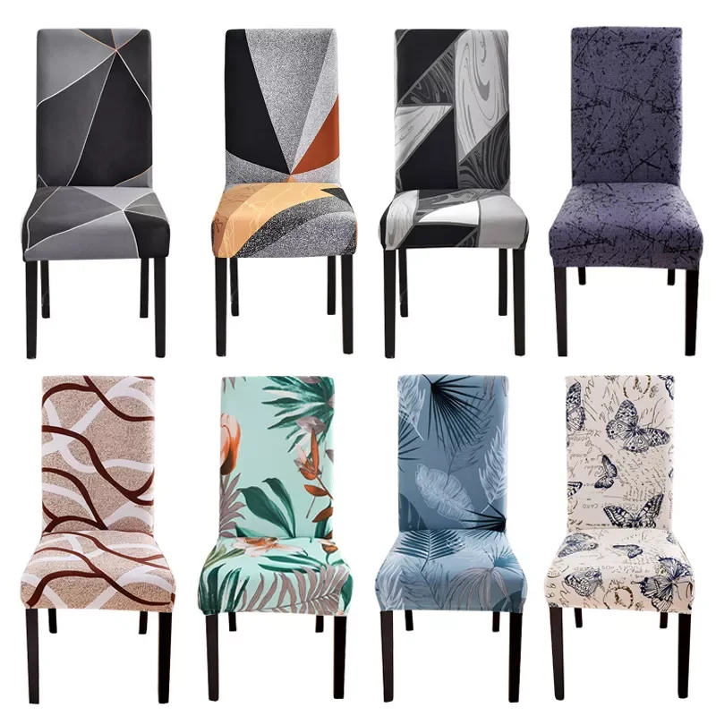 

Stretch Removable Washable Dining Chair Protector Cover Seat Slipcover for Dining Room,Ceremony,Banquet Wedding Party 1PC