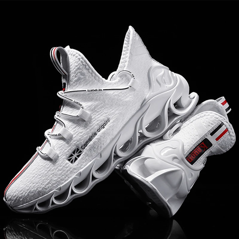 Fashion Men Sneakers Blade Trainers Couple Loafers Breathable Male Basketball Shoes Thick Bottom Sports Tides Boys Running Shoes