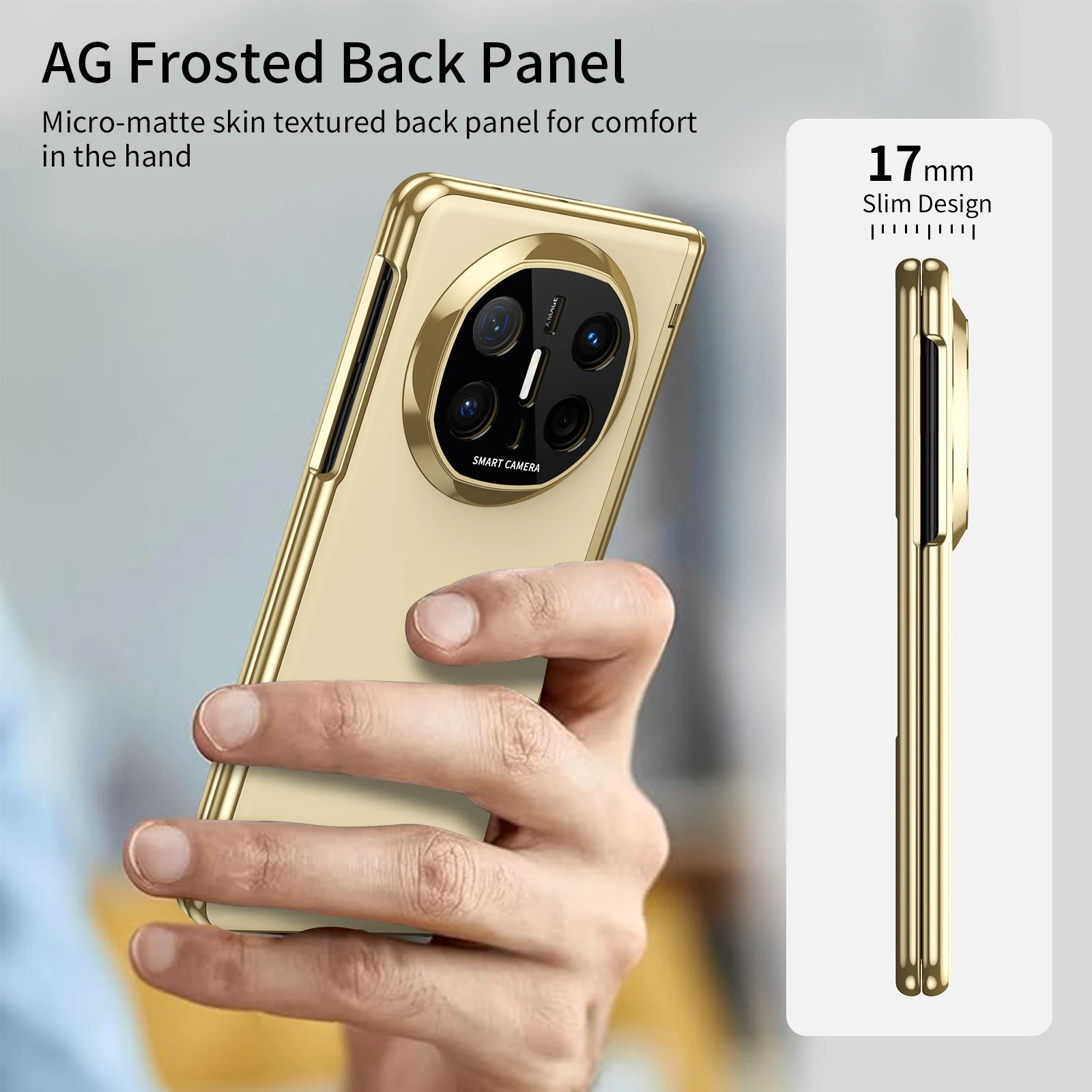 Фото Для Huawei Mate X6 AG матовый вакуумный шарнир с полным защитным стеклом, передняя пленка, устойчивый к падению чехол для телефона №3