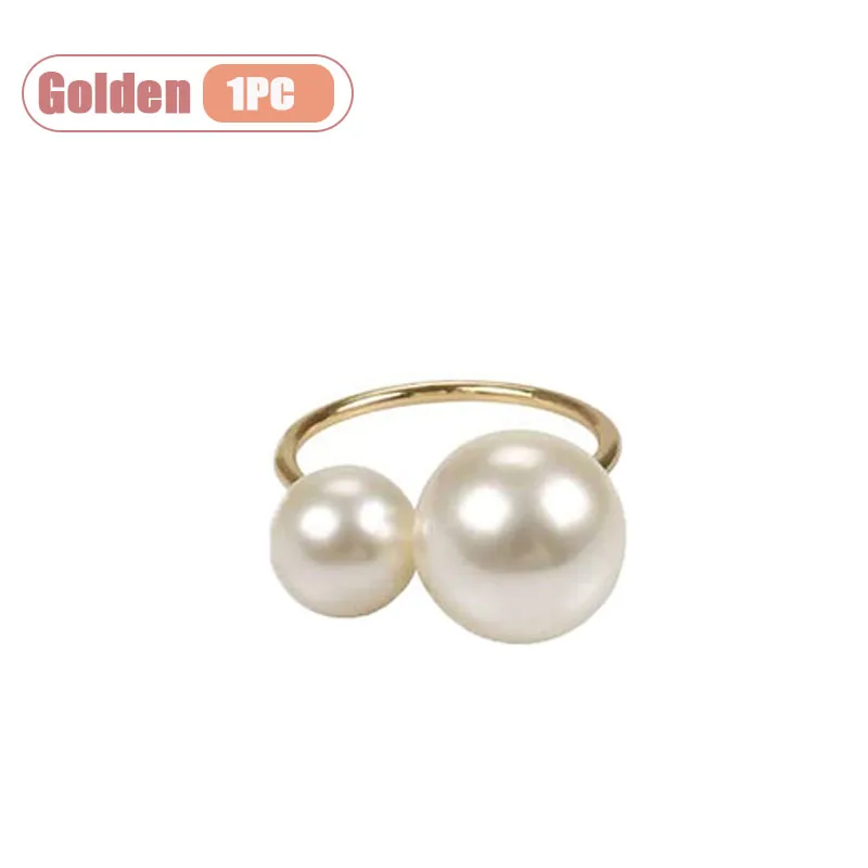 

1-24 Шт. Пластиковые Кольца Для Салфеток С Жемчужным Эффектом, Элегантный Дизайн Для Свадеб, Рождественских Вечеринок, Банкетов