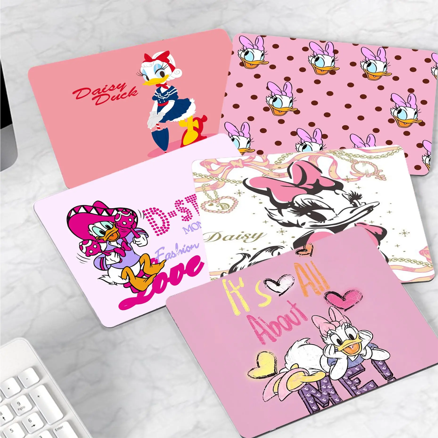 

Disney Donald Duck Daisy Duck Anti-Slip Office Desk Mat Table Keyboard Big Mouse Pad Laptop Cushion Non-slip for Computer Table