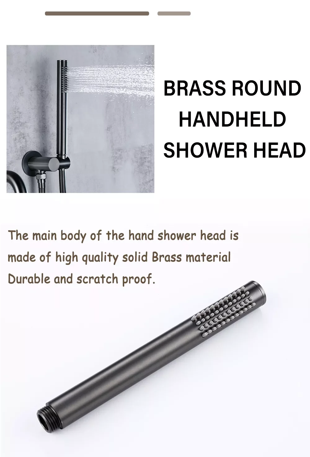 

Bathtub Mixer Tap Set Shower Hot And Cold Bathroom Faucet Brushed Stanless Steel Diverter With Wall Mount Spout Handheld Hose