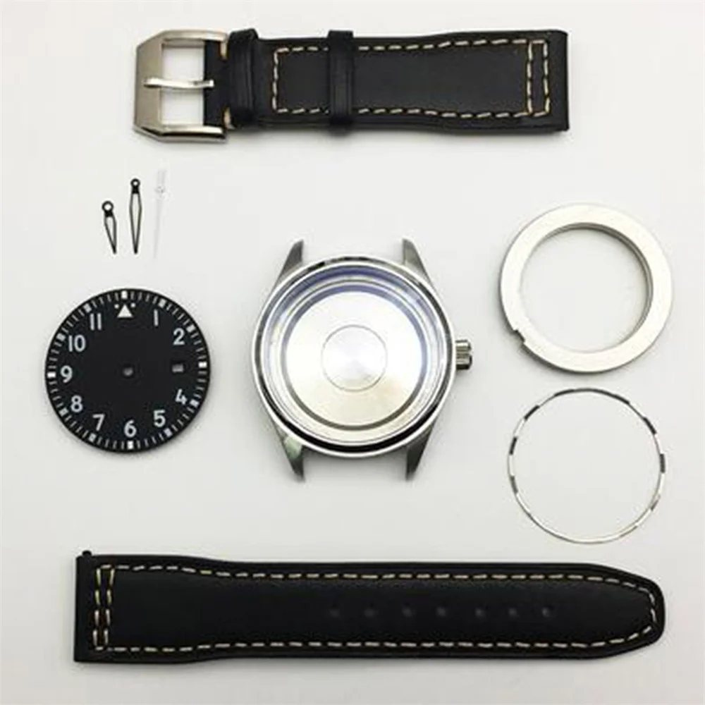 

Fashion 40MM Watch Case Stainless Steel Pilot Watch Case for Miyota 8215/821A Movement
