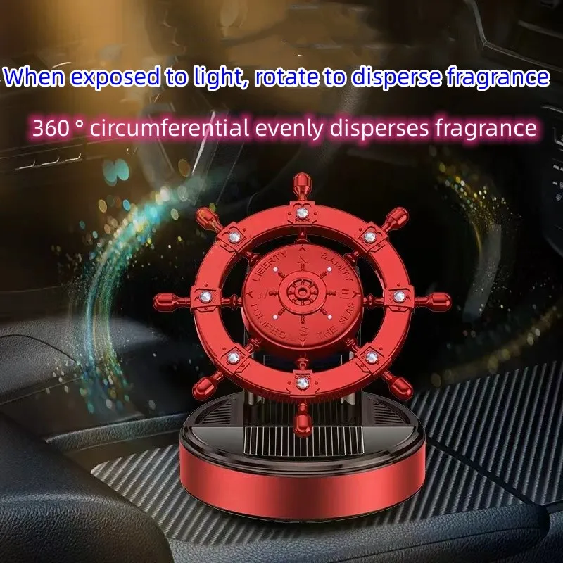 

Lucky Lucky Car Ornaments Solar Network Red Decoration Center Console Advanced Aromatherapy perfume Cream Premium Car