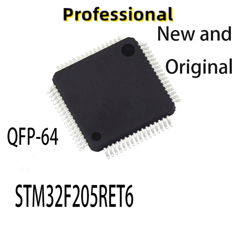 

10PCS New and Original 32F205RET6 QFP-64 STM32F205RET6