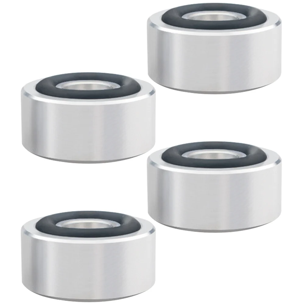 

4 Pcs Turntable Stand Speaker Bracket Base Mat Isolation Pad Floor Protector Aluminum Alloy Vibration Damper Absorber