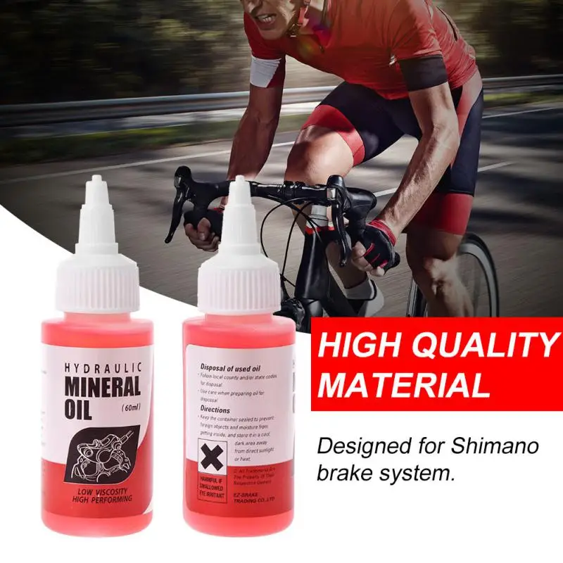 

Bicycle Brake Mineral Oil System 60ml Fluid Cycling Mountain Bikes For Shimano 27RD Bike Hydraulic Disc Lubricating Oil