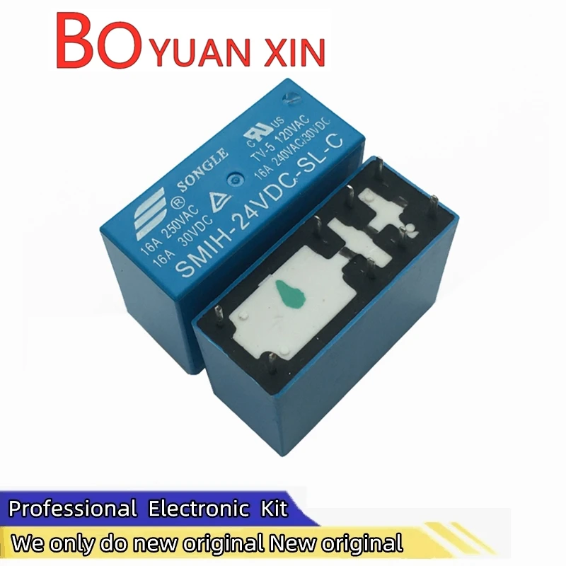 Новые оригинальные реле SMIH-05V 12V 24VDC-SL-A -SL-C 6 футов и 8 16A нормально открытое мощности