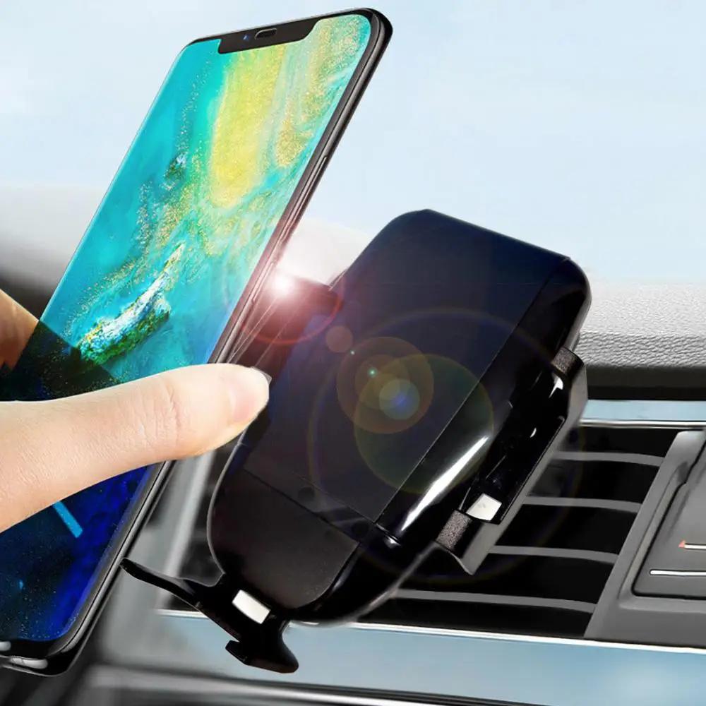 

1PC Car Wireless Charger 360-degree Rotating Cradle Stand Qi Fast Wireless Charger For IPhone 11 11Pro 8 X 8Plus XS XR Outlet