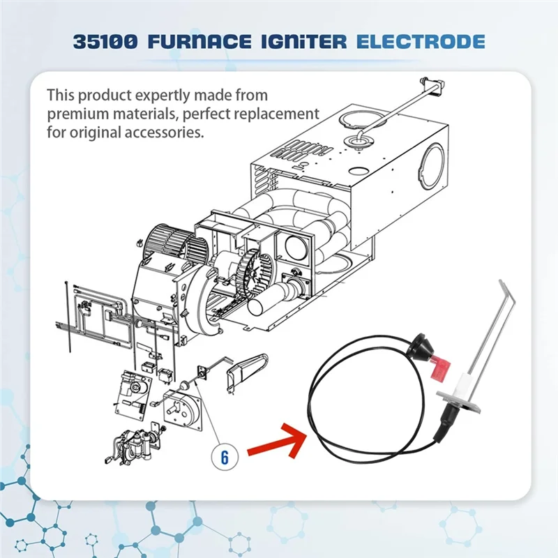Фото ABYN-35100 Комплект электродов для печи Hydro Flame RV Электрод печи для Atwood AFS AFM AFL DFS DFM Сменные воспламенители №2