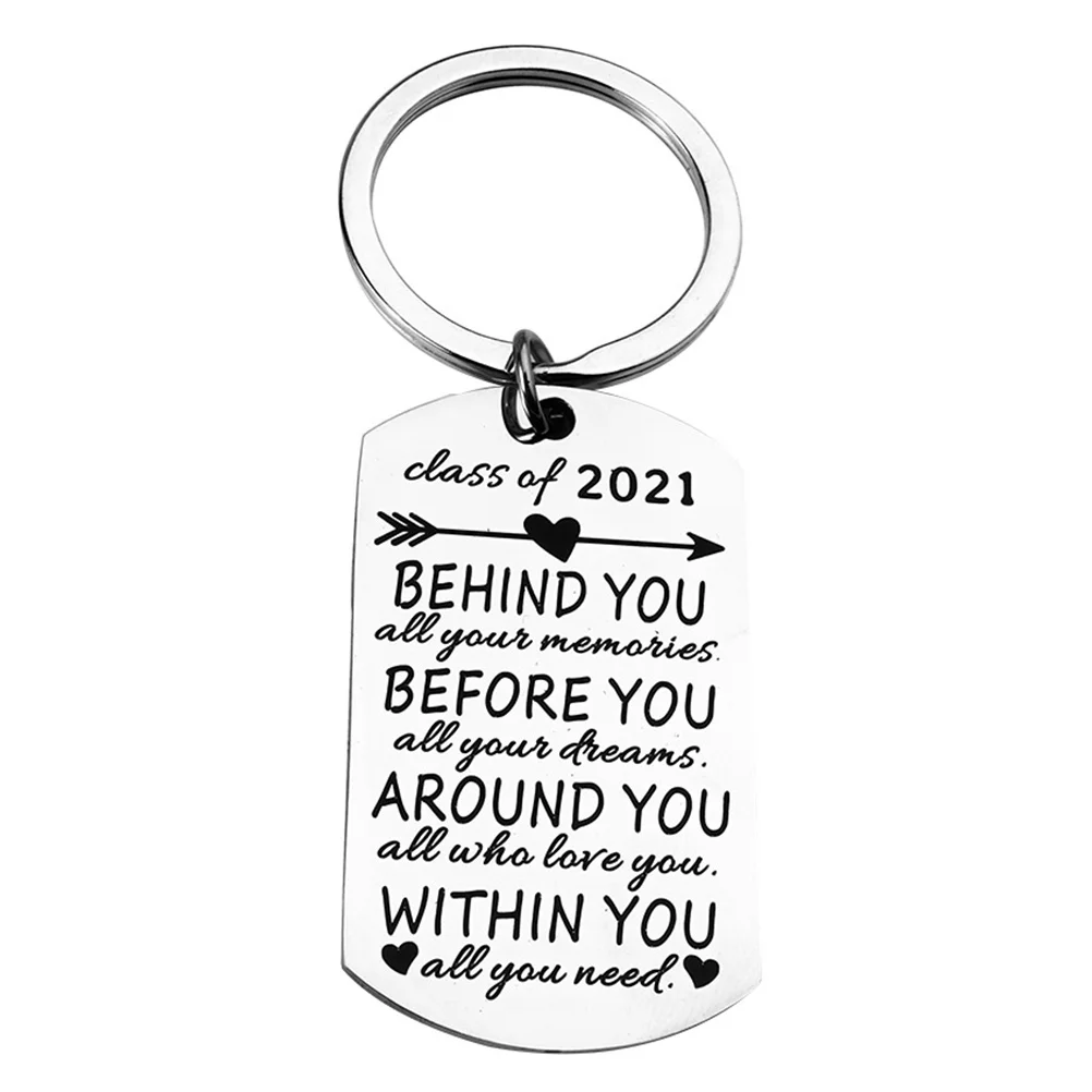 

1pc Delicate Letter Graduation Theme Keychain Gifts Keyring Bag Ornament