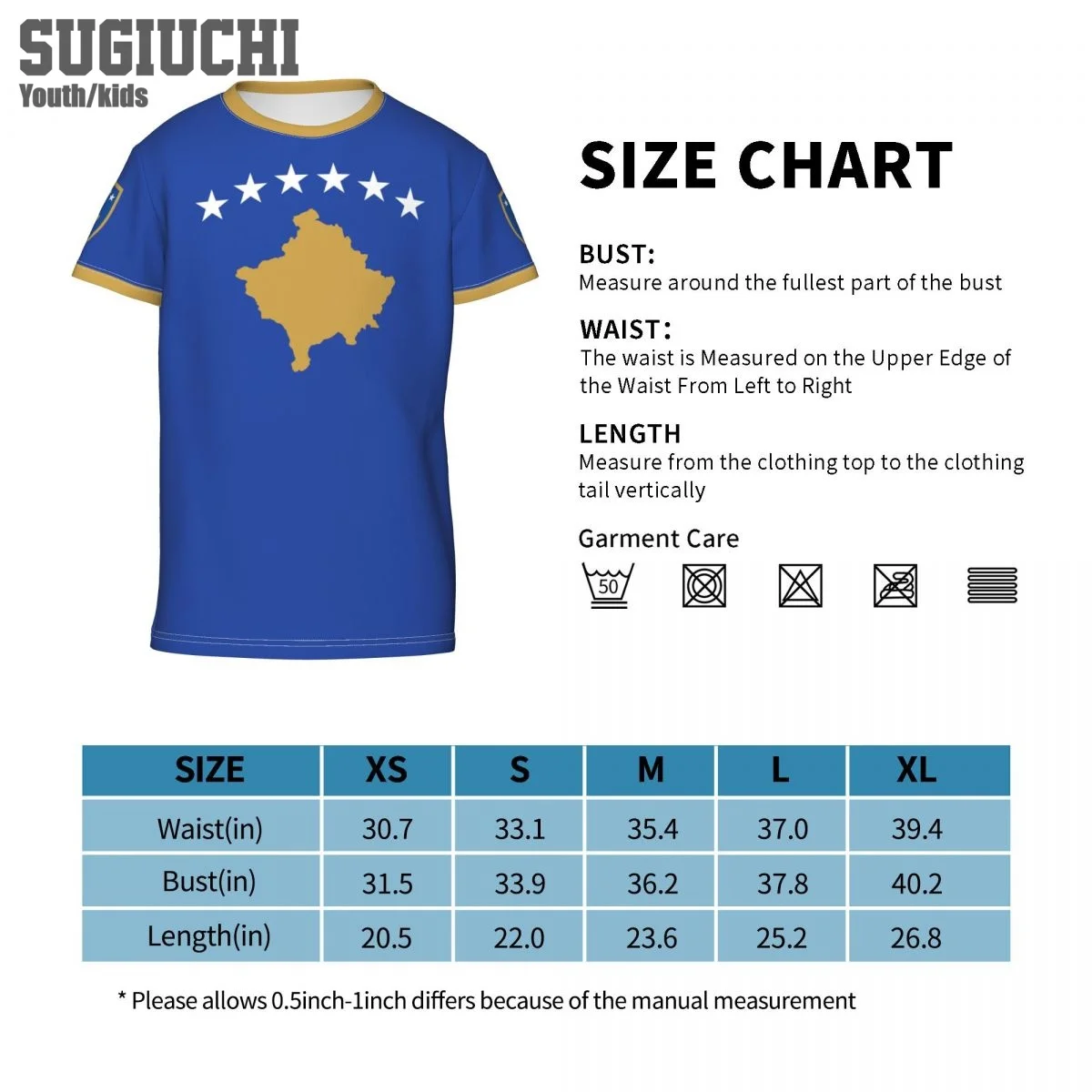 Пользовательское имя номер Косово флаг эмблема 3D футболки для детей молодежные