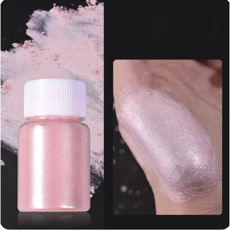 10 г 1 коробка вишнево-розовый хромированный жемчужный порошок для ногтей с