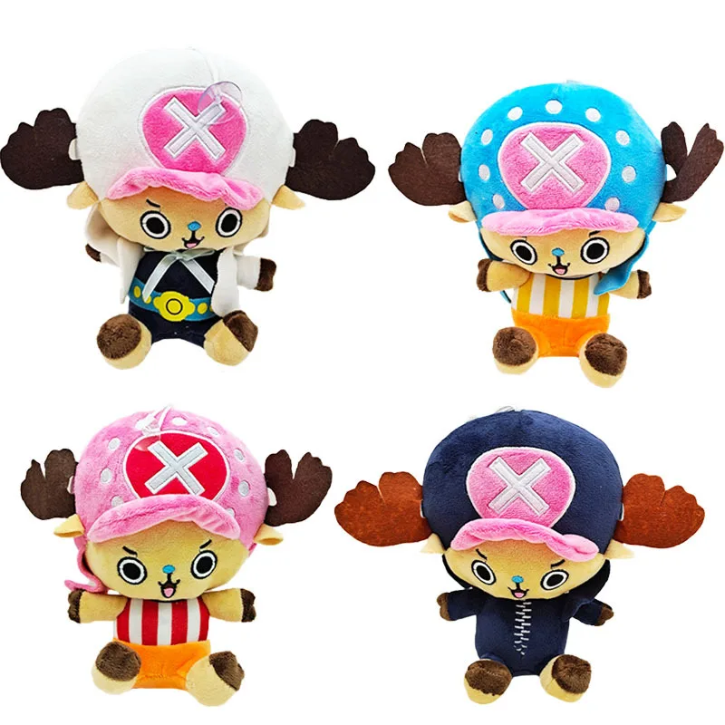 

20cm Original One Pièce Plush Stuffed Toys Zoro Chopper Ace Cartoon Anime Figure Dolls Kids Birthday Gift Kawaii Xmas