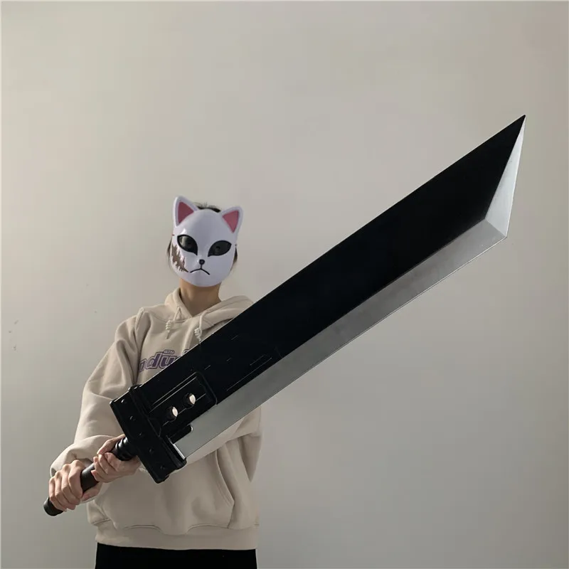 Модель ножа безопасности 1:1 Sword Cosplay Final Fantasy 7 VII Cloud Strife Buster Remake PU Zack Fair Weapon, длиной 108 см.