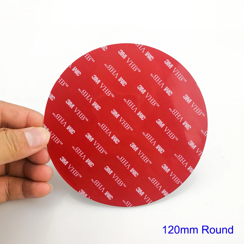 

100piece 3M VHB 5952 Heavy Duty Double Sided Adhesive Acrylic Foam Tape Black 120mmx1.1mm Round