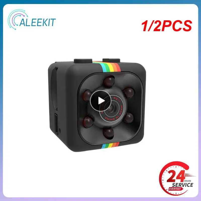 

1/2PCS Mini Camera Night Camcorder Wireless Surveillance Camera Sport DV Video Card Direct Recording Detection Camera