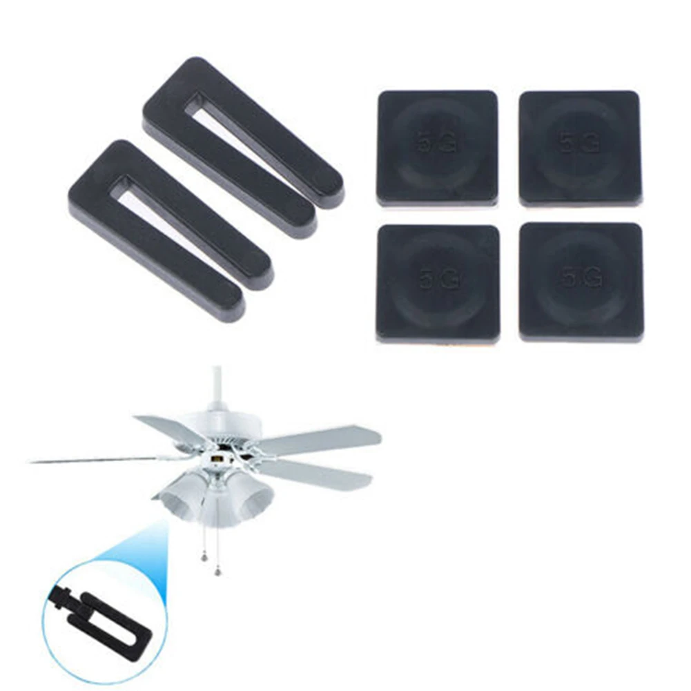 

2 Sets 42*18*7mm Black Ceiling Fan Blade Balancing Kit Balance Clamp 5GM Weight Home Improvement Hardware Supplies