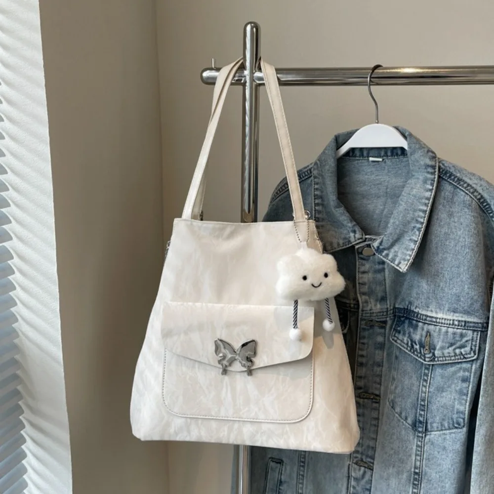 Большой вместительный рюкзак-тоут с бабочкой в корейском стиле сумка через плечо