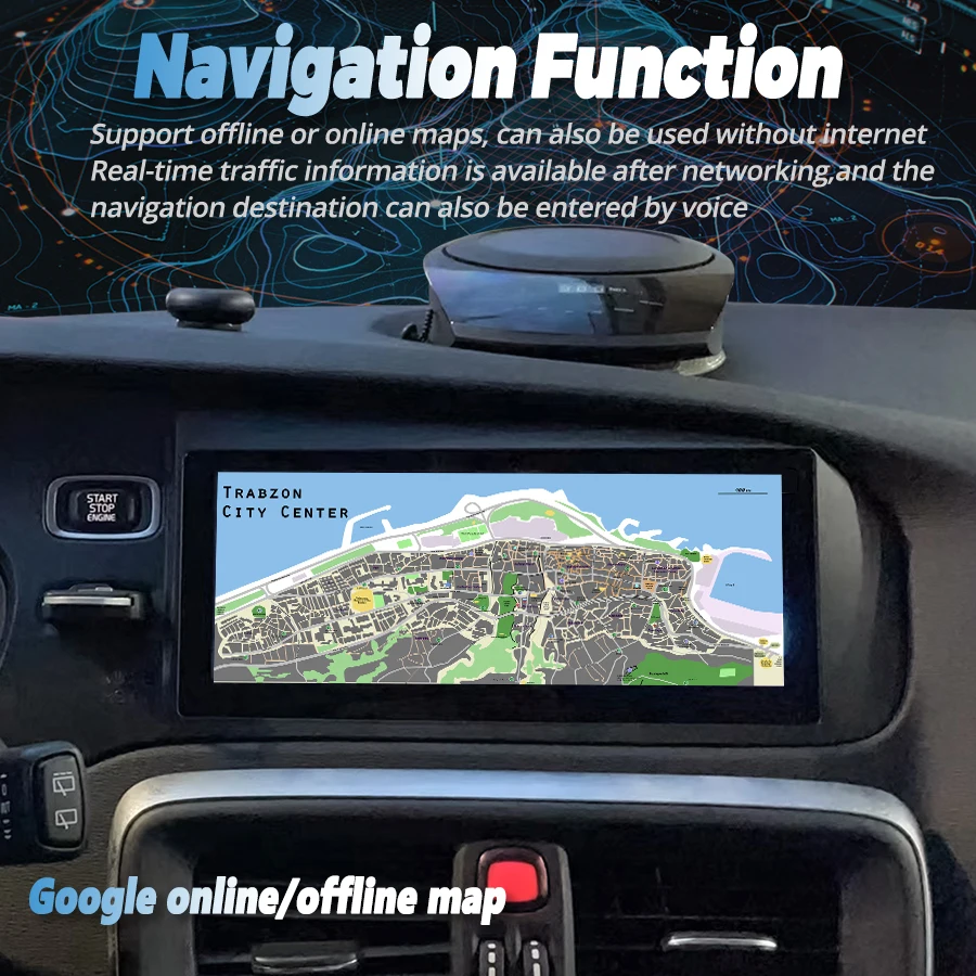 Автомобильный мультимедийный видеоплеер сенсорный экран 8 дюйма Android 13 2Din для Volvo