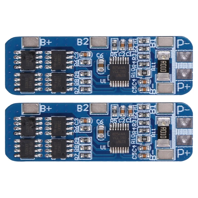 

2X 3S 10A 12V Lithium Battery Charger Protection Board Module For 3Pcs 18650 Li-Ion Battery Cell Charging BMS