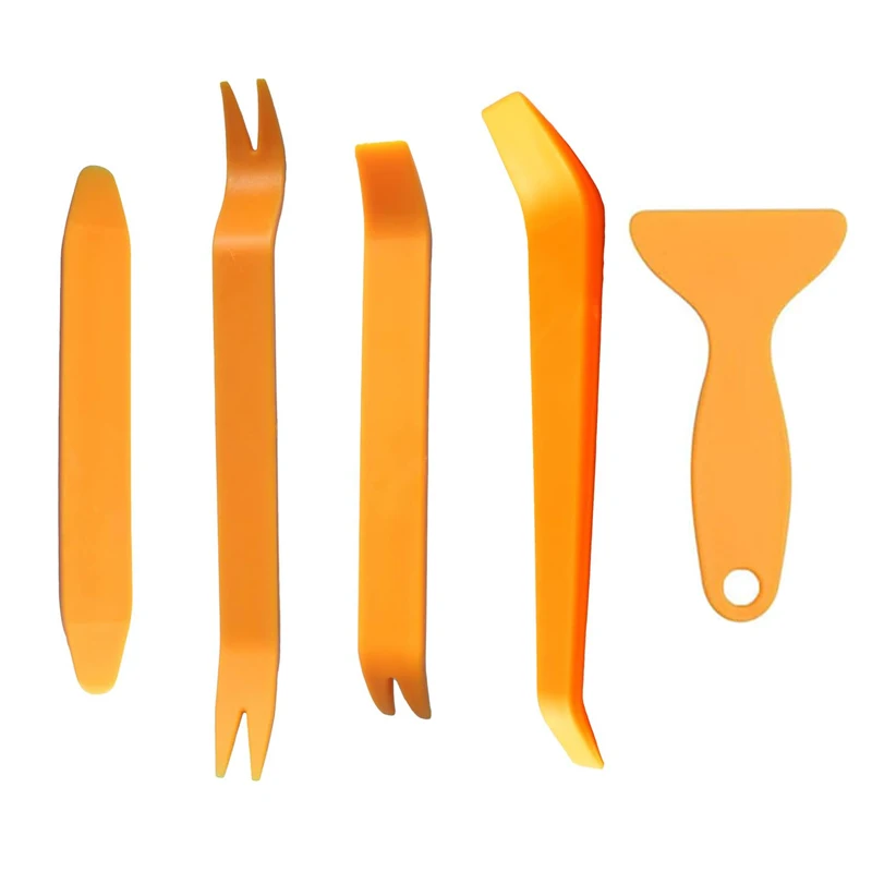 

5 шт. инструмент для снятия обшивки автомобиля, дверной приборной панели, толстый пластиковый инструмент для снятия автомобильной аудиосистемы, механический инструмент для снятия обшивки