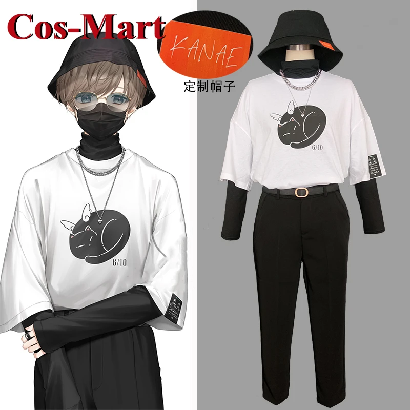 Cos-Mart Anime Vtuber Knkn Kanae Cosplay Costume Handsome Daily Wear ...